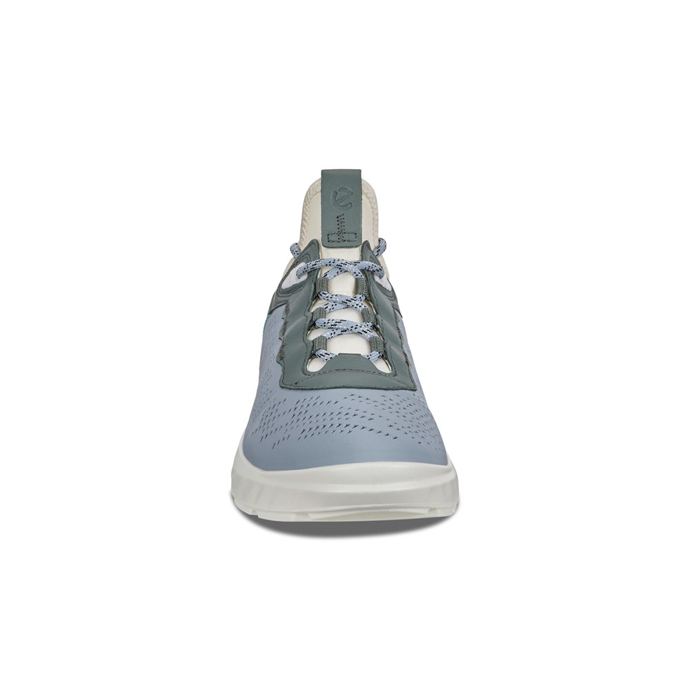 Womens Sneakers - ECCO St.1 Lite - Blue/White - 0861JBMXT